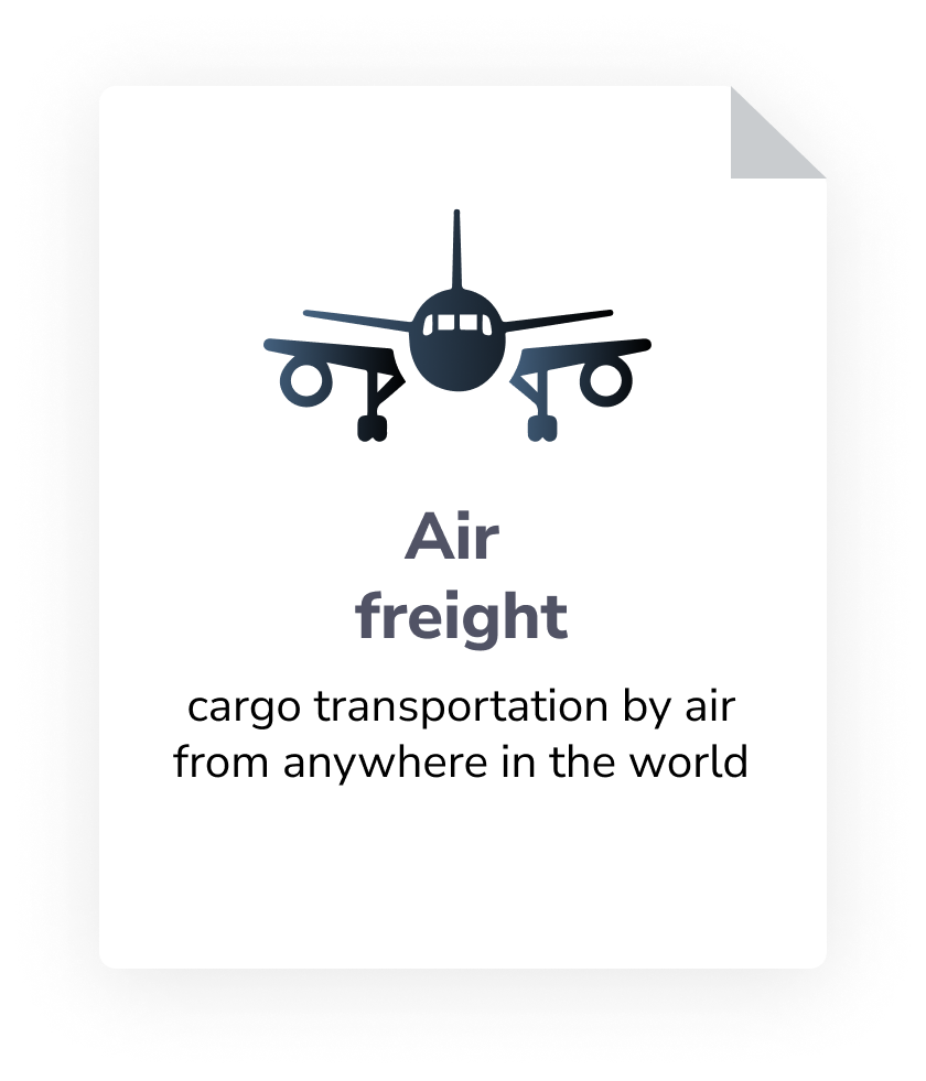 Oro transportas - kroviniai oro transportu iš bet kurios pasaulio vietos